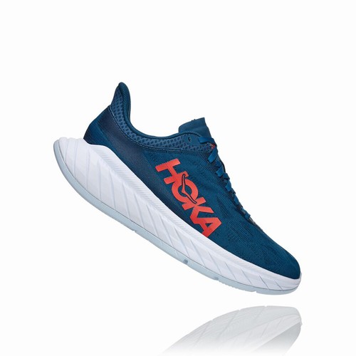 Hoka One One CARBON X 2 Road Running Shoes For Women India Navy IN-0256